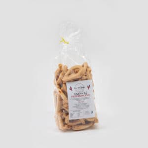 Taralli tradizionali al peperoncino 400 gr