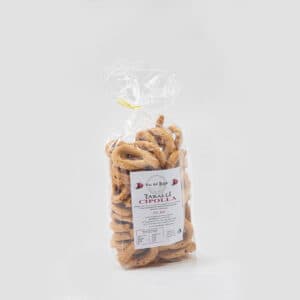 Taralli tradizionali alla cipolla 400 gr